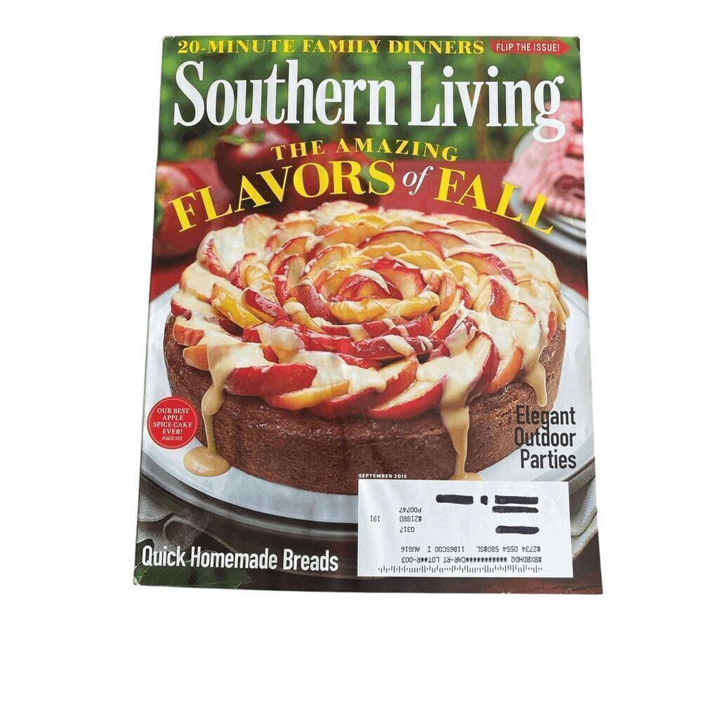 Southern Living Magazine Sep 2015 Flavors of Fall‎ Reese Witherspoon Style Guide